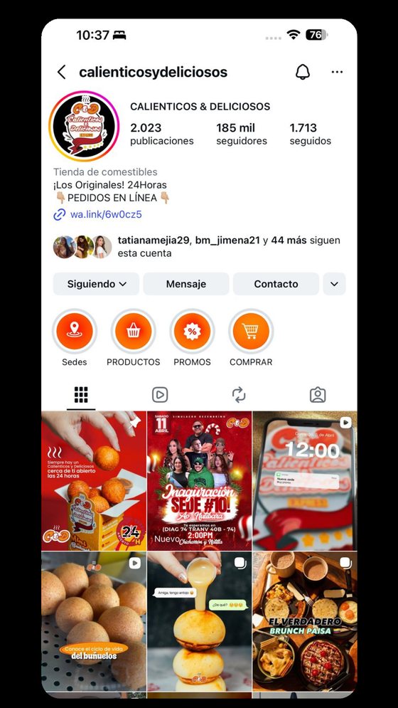 Contenido real gestionado por Itera