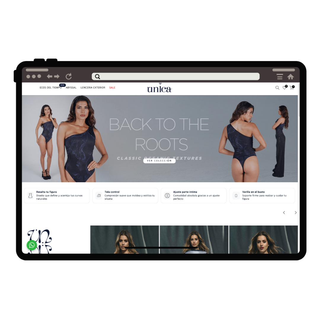 Única - diseño web