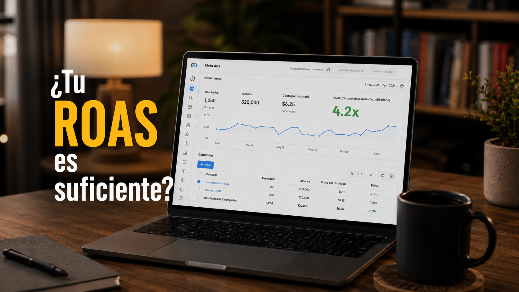 Qué ROAS en Meta Ads es “bueno” (y la fórmula para calcularlo con tus números reales)